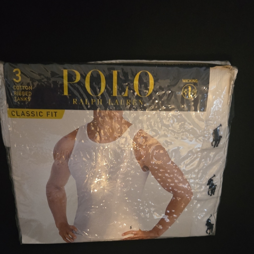 Polo by Ralph Lauren Cream Tank Tops